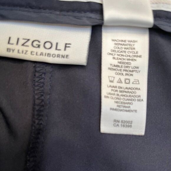 LIZGOLF Liz Claiborne Navy Blue Shorts - Size 10 - Picture 10 of 11